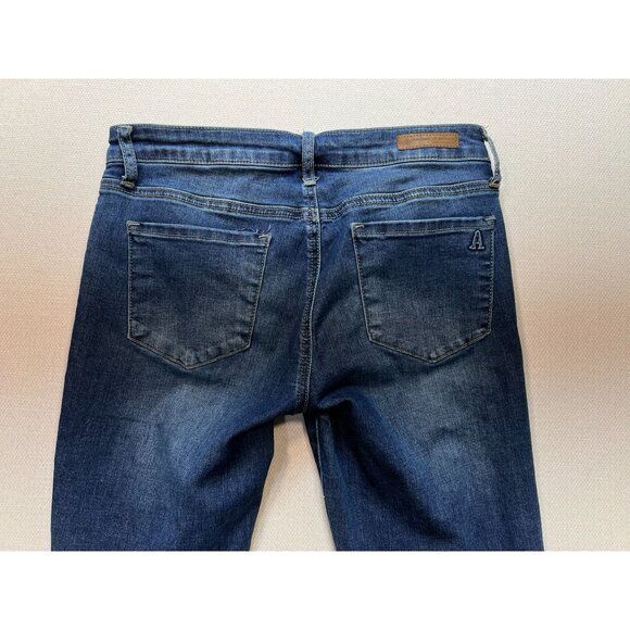 Articles Of Society Women's Sarah Distressed Jeans Stretch Denim Size 27 Blue - Picture 11 of 13
